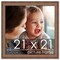 21x21 Museum-Quality Picture Frame with UV-Resistant Acrylic & Acid-Free Backing, Available in 4 Finishes - Gold, Silver, Bronze, and Black
